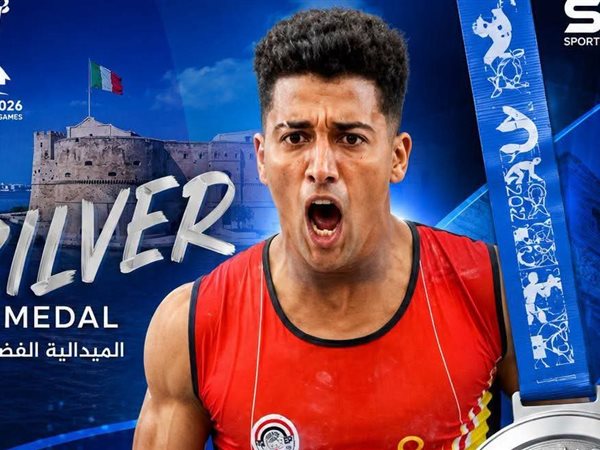نور الدين زكي يحصد فضية رفع الأثقال للكلين والنتر في دورة ألعاب البحر المتوسط