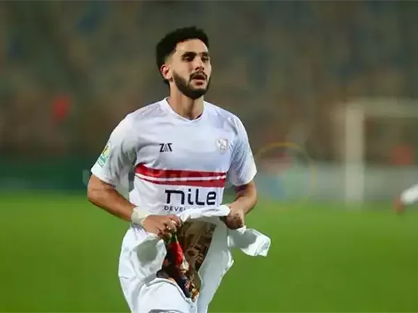 حسام اشرف يضع الزمالك في المقدمة في الشوط الأول امام السويس بتروجت