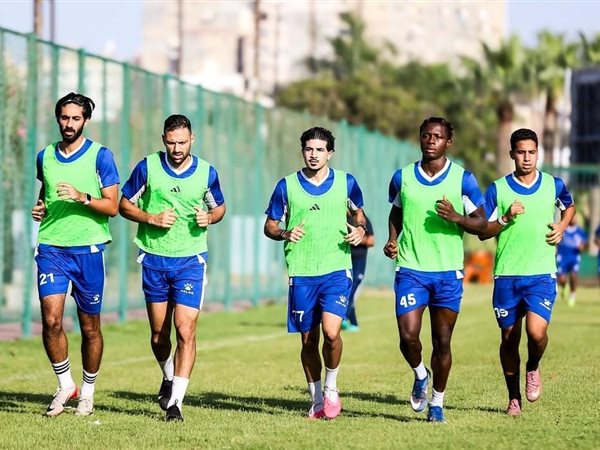 سموحة يختتم إستعداداته لمواجهة الأهلي في الدوري الممتاز