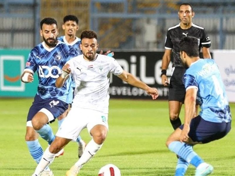 مباراة المصري وبيراميدز