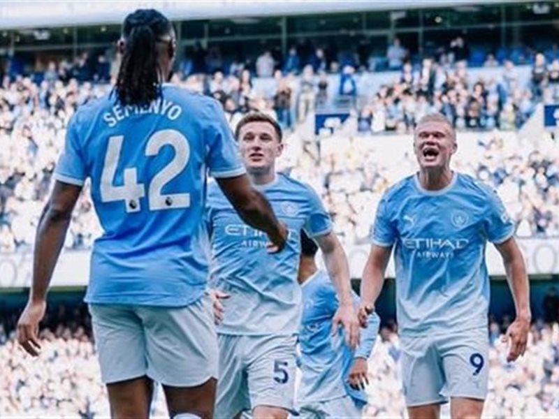 هالاند يقود مانشستر سيتي 