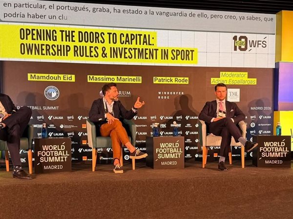 ممدوح عيد يتحدث عن تجربة بيراميدز الاستثمارية الفريدة خلال مؤتمر قمة كرة القدم العالمية بمدريد