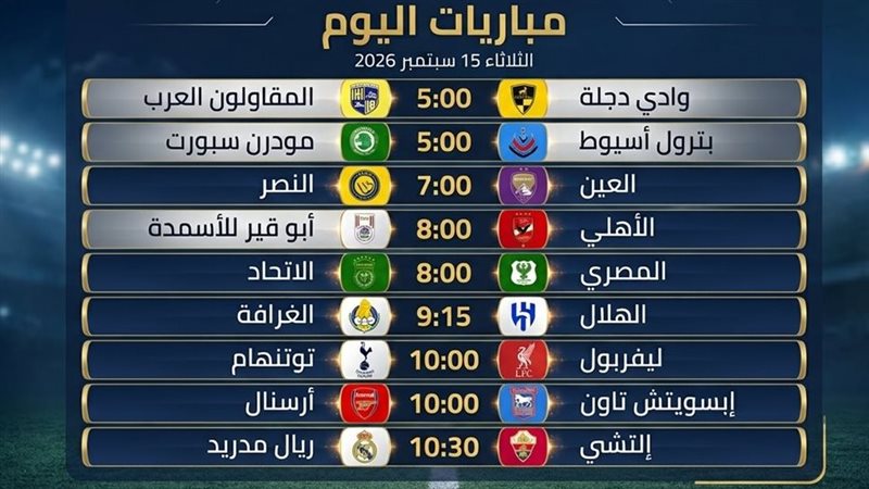 مباريات حول العالم
