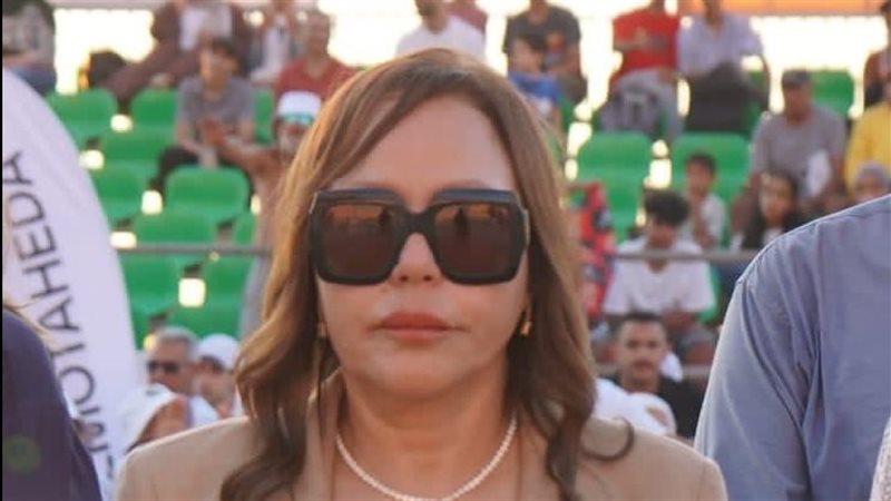بشرى حجيج رئيسة الاتحاد الافريقي للكرة الطائرة 