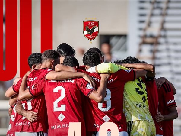 الأهلي يفوز على الاتحاد المصراتي الليبي برباعية ودياً في التتش