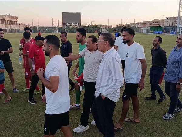 رئيس المنيا يوجه رسالة للاعبين بعد الفوز علي البداري 