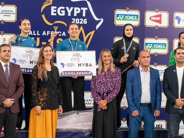 ناشئو الريشة الطائرة يحصدون 4 ميداليات في بطولة أفريقيا بالقاهرة