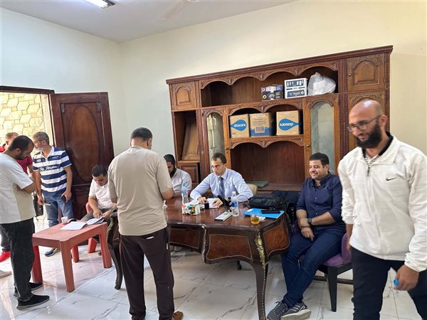 بالصور : تواصل عمليات التصويت بإنتخابات ناصر الفكرية