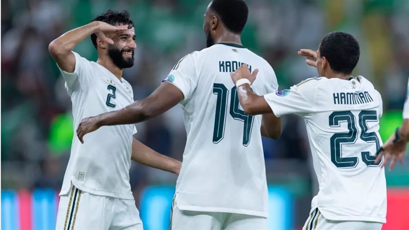 لاعبو المنتخب السعودي 