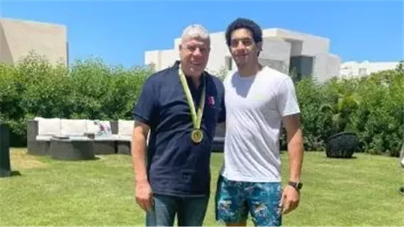 احمد شوبير ومصطفى نجله