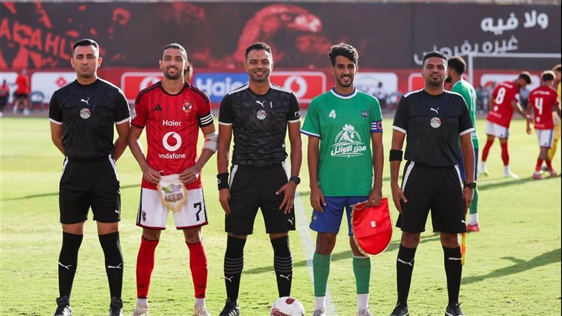 صورة من مباراة الأهلي والمقاصة