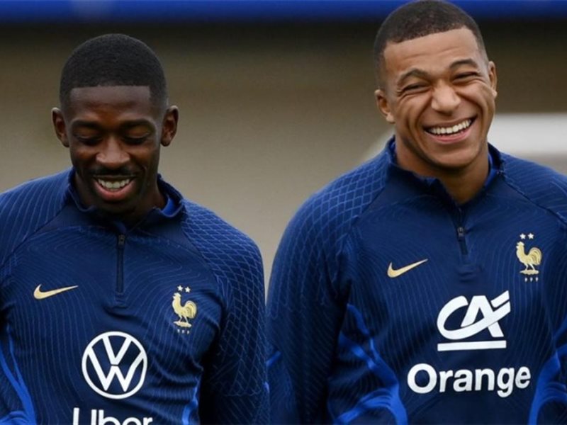 ديمبلي ومبابي 