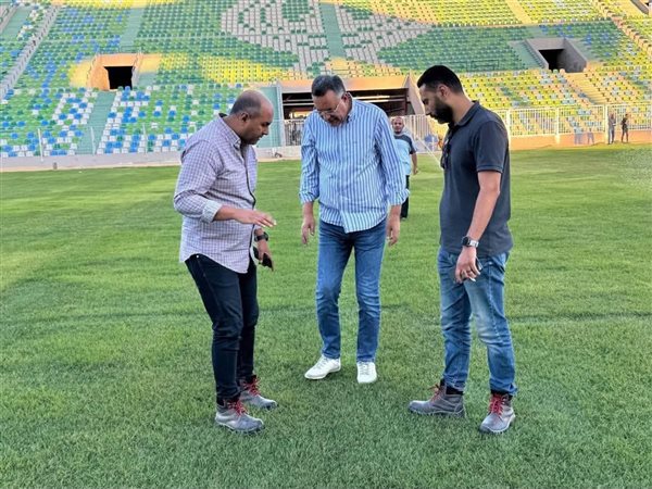 المصري يعود للتدريب علي ملعبه بعد غياب ١٤ عام