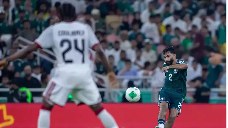 صورة أرشيفية من مباريات منتخب السعودية 