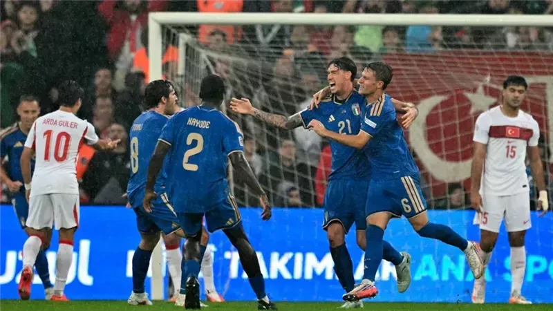 مباراة إيطاليا وتركيا