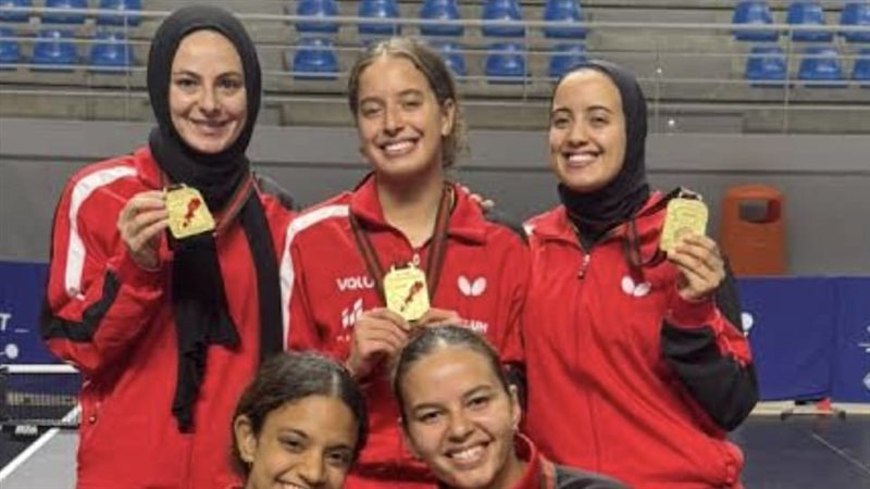 لاعبات منتخب مصر